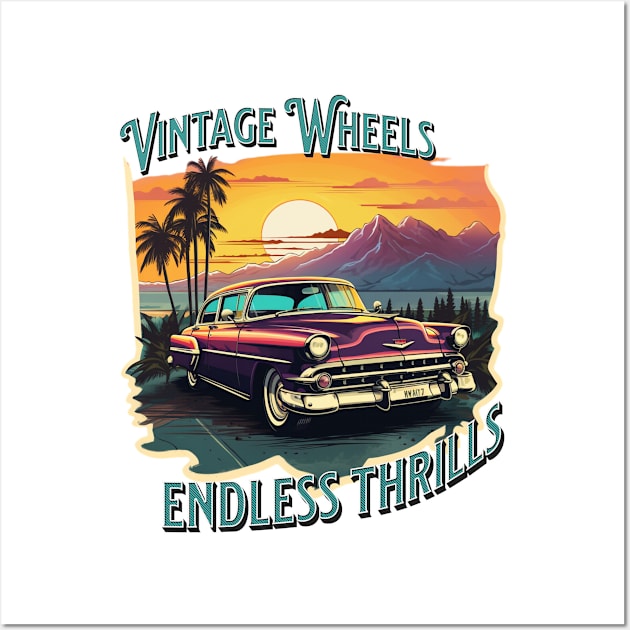 Vintage Wheels, Endless Thrills Wall Art by New Day Prints